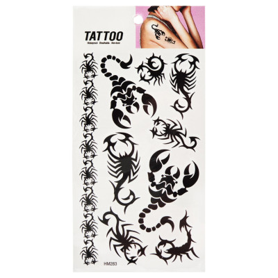 Тимчасове татуювання "Скорпіони Tattoo" 1020-HM283 Тимчасове татуювання "Скорпіони Tattoo" 1020-HM283