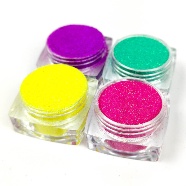 Набір гліттера для біо-тату «Райдужний №5» glitter-set-4x-5 4 кольори Набір гліттера для біо-тату «Райдужний №5» glitter-set-4x-5 4 кольори