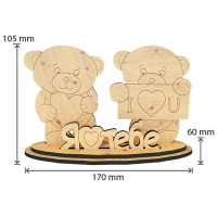 Дитячий набір для творчості "Я тебе кохаю" FDCKW-043