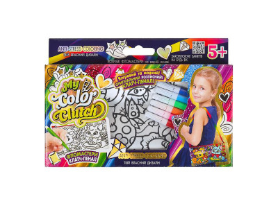 Набір для творчості "My Color Clutch" CCL-02-01U...06U з фломастерами Вид 4 Набір для творчості "My Color Clutch" CCL-02-01U...06U з фломастерами Вид 4