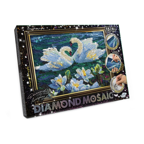 Набір креативної творчості "DIAMOND MOSAIC" DM-03-01-9 DM-03-02 Набір креативної творчості "DIAMOND MOSAIC" DM-03-01-9 DM-03-02