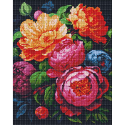 Алмазна мозаїка "Барвистий букет" ©art_selena_ua AMO7850 40х50см