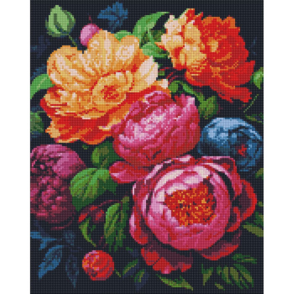 Алмазна мозаїка "Барвистий букет" ©art_selena_ua AMO7850 40х50см