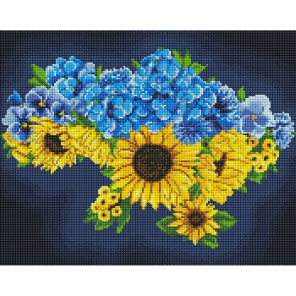 Алмазна мозаїка "Квітуча Україна" ©Mariia Davydova AMO7874 40х50см Алмазна мозаїка "Квітуча Україна" ©Mariia Davydova AMO7874 40х50см