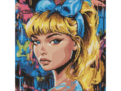 Алмазна мозаїка "Сучасна Попелюшка" AMO8312 40х40 см