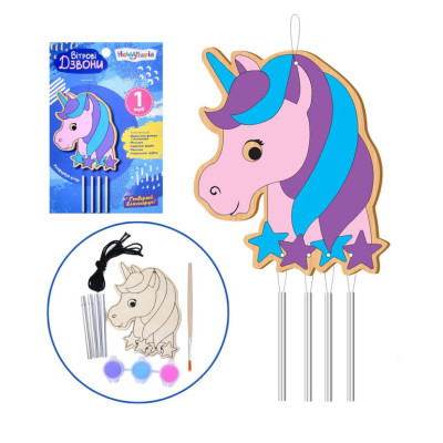 Дитячий набір для творчості вітровий дзвоник "Єдиноріг" M 5876 UA