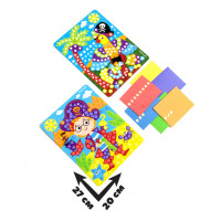 Набір для творчості "Мяка мозаїка. Пірат" VT4511-04 410 мяких наклейок