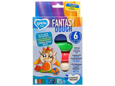 Набір для ліплення з тіста "Fantasy Dough" 41241 6 кольорів