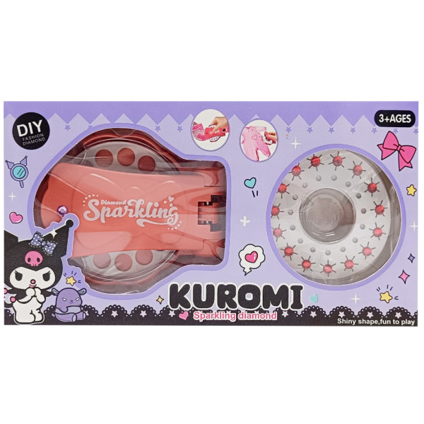 Набір для творчості "Kuromi" DM249-132(Coral) пристрій для кріплення страз стрази