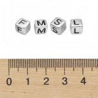 Декоративні намистинки для творчості Алфавіт Кубики Dom Busin УТ000004425 в упаковці 130 шт Декоративні намистинки для творчості Алфавіт Кубики Dom Busin УТ000004425 в упаковці 130 шт