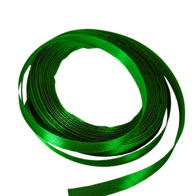 Атласна стрічка для рукоділля АБ-707 06 см x 23 м зелений