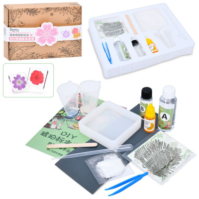 Дитячий набір для творчості "Сухоцвіт" FG231102004M пінцет фарба застигаюча рідина