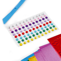 Набір для творчості "Foil Art Чарівні тварини" VT4433-10 фольга шпатель стрази