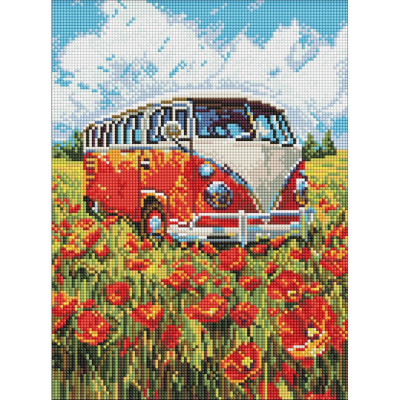 Алмазна мозаїка "Подорож у червоне" ©art_selena_ua AMO8215 30х40 см