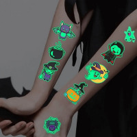 Набір дитячих тимчасових тату "Halloween glow" kids-tatto-halloween-glow-set-1 Набір дитячих тимчасових тату "Halloween glow" kids-tatto-halloween-glow-set-1