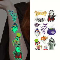 Набір дитячих тимчасових тату "Halloween glow" kids-tatto-halloween-glow-set-1 Набір дитячих тимчасових тату "Halloween glow" kids-tatto-halloween-glow-set-1