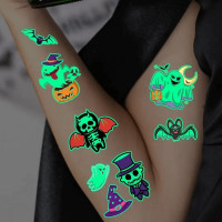 Набір дитячих тимчасових тату "Halloween glow" kids-tatto-halloween-glow-set-1 Набір дитячих тимчасових тату "Halloween glow" kids-tatto-halloween-glow-set-1