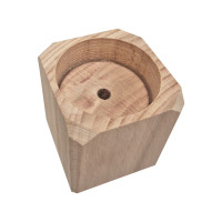 Свічник деревяний для свічок-таблеток Candlestick-5 45×45×55 см