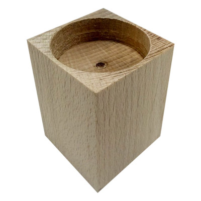 Свічник деревяний для свічок-таблеток Candlestick-5 45×45×55 см
