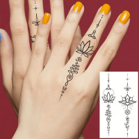 Набір дитячих тимчасових тату "Чорні міні №2" black-tattoo-mini-set-2-3 30 штук по 95*55 см