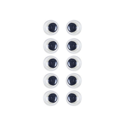 Пластикові очі для іграшок PE-012 12 мм 10 штук в упаковці