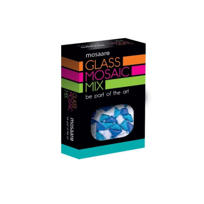 Дитячий набір для творчості "Мозаїчний мікс" MA5001 блакитний білий блакитний з глітером