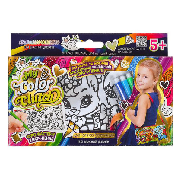 Набір для творчості "My Color Clutch" CCL-02-01U...06U з фломастерами Вид 6 Набір для творчості "My Color Clutch" CCL-02-01U...06U з фломастерами Вид 6