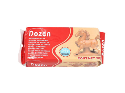 Маса для ліплення "Dozen" DSCN0666 коричнева 500 грам Маса для ліплення "Dozen" DSCN0666 коричнева 500 грам