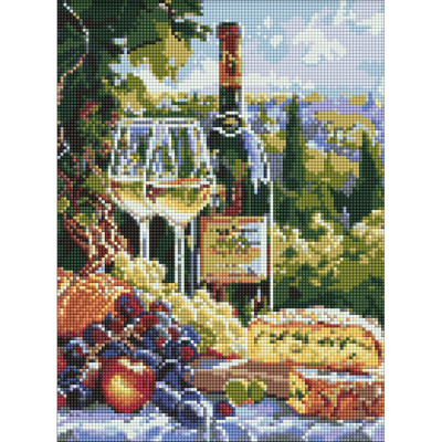 Алмазна мозаїка "Смак шардоне" ©art_selena_ua AMO20188 30х40 см