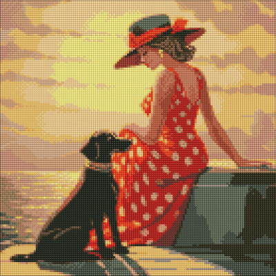 Алмазна мозаїка "Ранкова прогулянка" ©art_selena_ua AMO7645 Ідейка 40х40 см Алмазна мозаїка "Ранкова прогулянка" ©art_selena_ua AMO7645 Ідейка 40х40 см