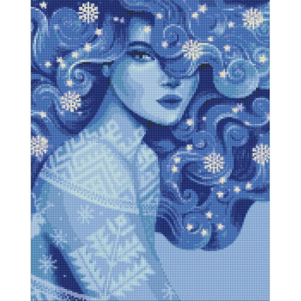 Алмазна мозаїка "Холодна краса" ©pollypop92 Ідейка AMO7452 40х50 см Алмазна мозаїка "Холодна краса" ©pollypop92 Ідейка AMO7452 40х50 см