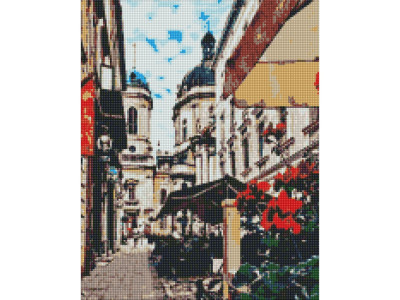 Алмазна мозаїка "Чарівний Львів" ©Личко Євген AMO7229 40х50 см Ідейка