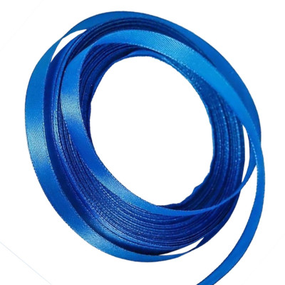 Атласна стрічка для рукоділля АБ-726 06 см x 23 м електрик