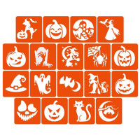 Набір для біо-тату "Хелловін - гліттер" set-halloween-glitter 18 трафаретів Набір для біо-тату "Хелловін - гліттер" set-halloween-glitter 18 трафаретів