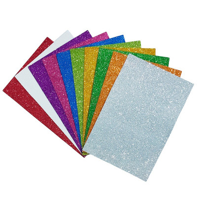 Набір кольорового фоамірану з глітером 17GLA4-MIX1 17-01 мм 10 аркушів