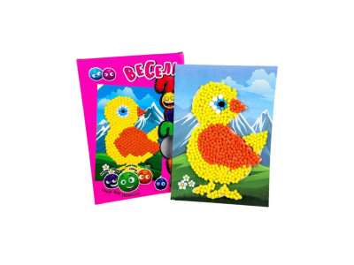 Набір для творчості "Курча" Strateg 30992 веселі помпони