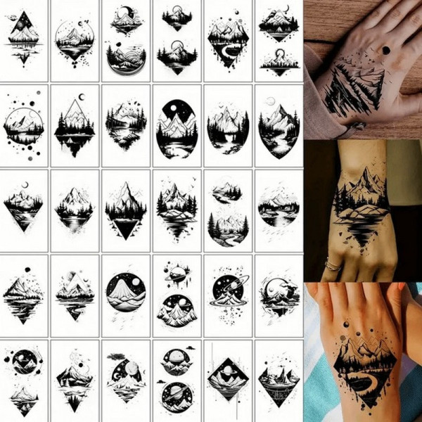 Набір дитячих тимчасових тату "Чорні міні №3" black-tattoo-mini-set-3-3 30 штук по 95*55 см Набір дитячих тимчасових тату "Чорні міні №3" black-tattoo-mini-set-3-3 30 штук по 95*55 см