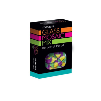 Дитячий набір для творчості "Мозаїчний мікс" MA5002 зелений жовтий фіолетовий з глітером