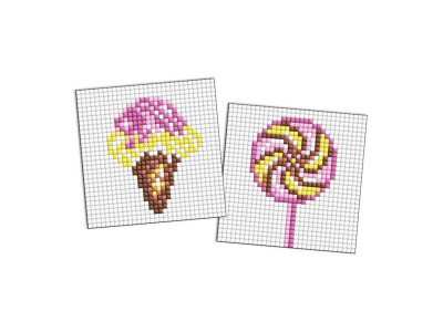 Алмазна мозаїка "LOL Surprise! Морозиво і льодяник" AMG1183 на самоклеючій основі 9x9 см