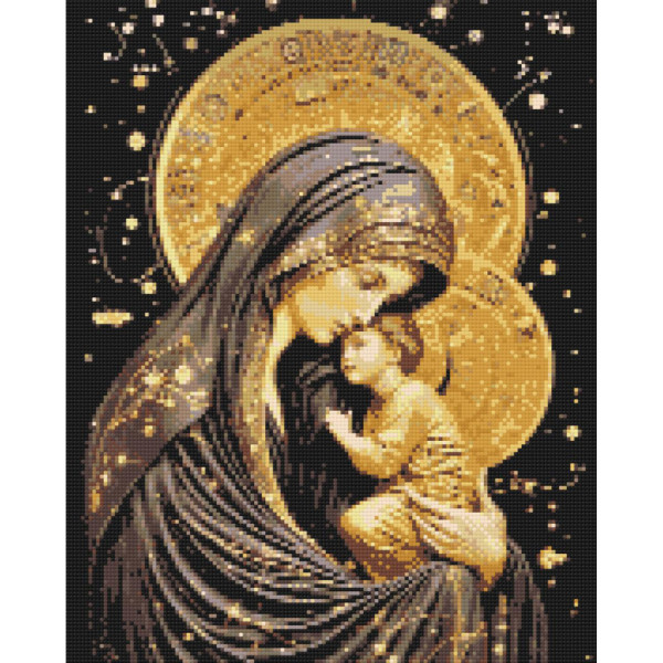 Алмазна мозаїка "Пресвята Богородиця" OD3433 40х50 см