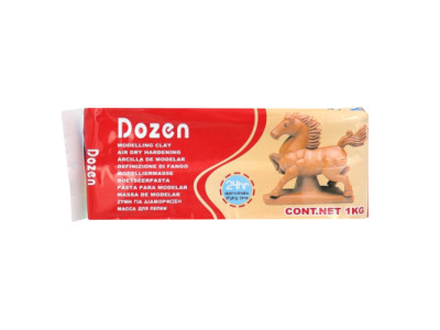 Маса для ліплення "Dozen" DSCN0669 коричнева 1 кілограм Маса для ліплення "Dozen" DSCN0669 коричнева 1 кілограм