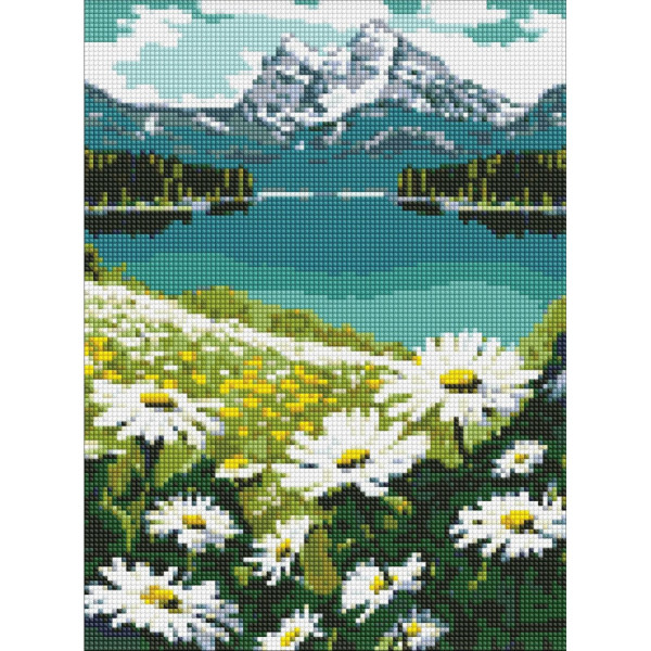 Алмазна мозаїка "Квітучі ромашки" ©art_selena_ua AMO7803 30х40см Алмазна мозаїка "Квітучі ромашки" ©art_selena_ua AMO7803 30х40см