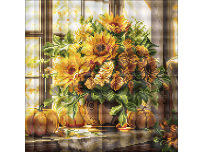 Алмазна мозаїка "Там де сонце" AMO8343 40х40 см