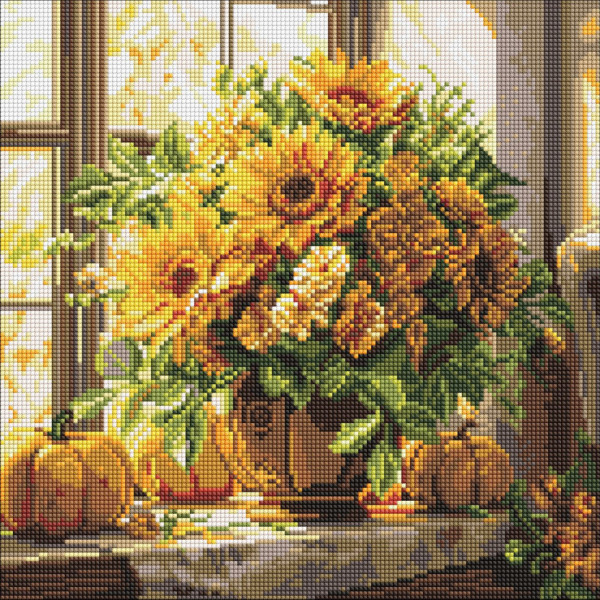 Алмазна мозаїка "Там де сонце" AMO8343 40х40 см