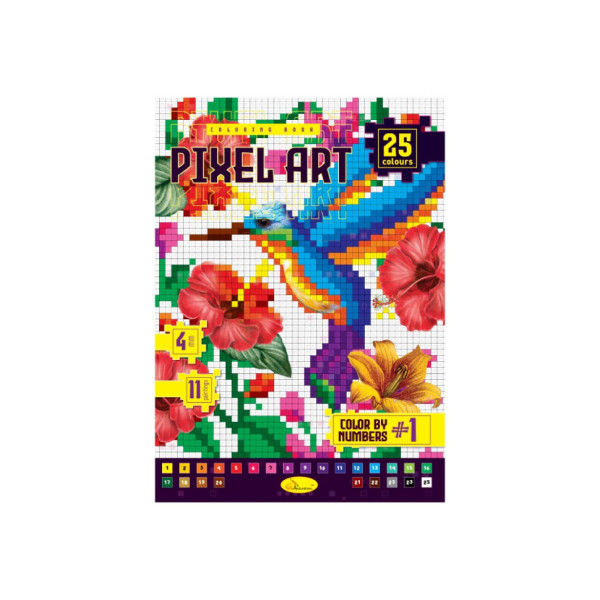Дитяча книжка для малювання "PIXEL ART №1" РМ-85-1 Дитяча книжка для малювання "PIXEL ART №1" РМ-85-1