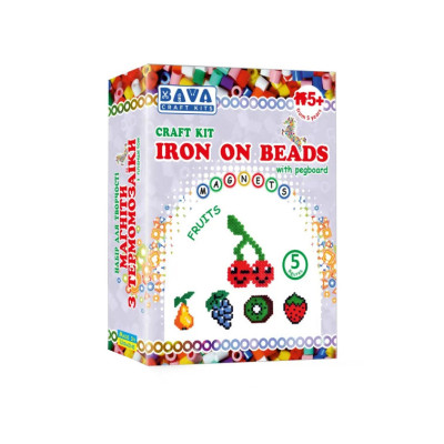 Набір для творчості Магніти з термомозаїки "Фрукти" УМНЯШКА TM-020