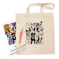Набір для творчості екосумка-розмальовка "Dogs" N0003612 38х42 см Набір для творчості екосумка-розмальовка "Dogs" N0003612 38х42 см