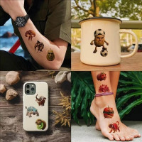 Дитячі тимчасові тату "Італійський брейнрот" Italian-brainrot-tattoo-1 12х7 см