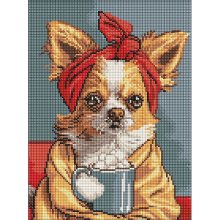 Алмазна мозаїка "Чудова кава" ©art_selena_ua AMO8168 30x40 см