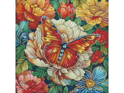 Алмазна мозаїка "Кольоровий метелик" BH003 неповна викладка 25х25 см Алмазна мозаїка "Кольоровий метелик" BH003 неповна викладка 25х25 см